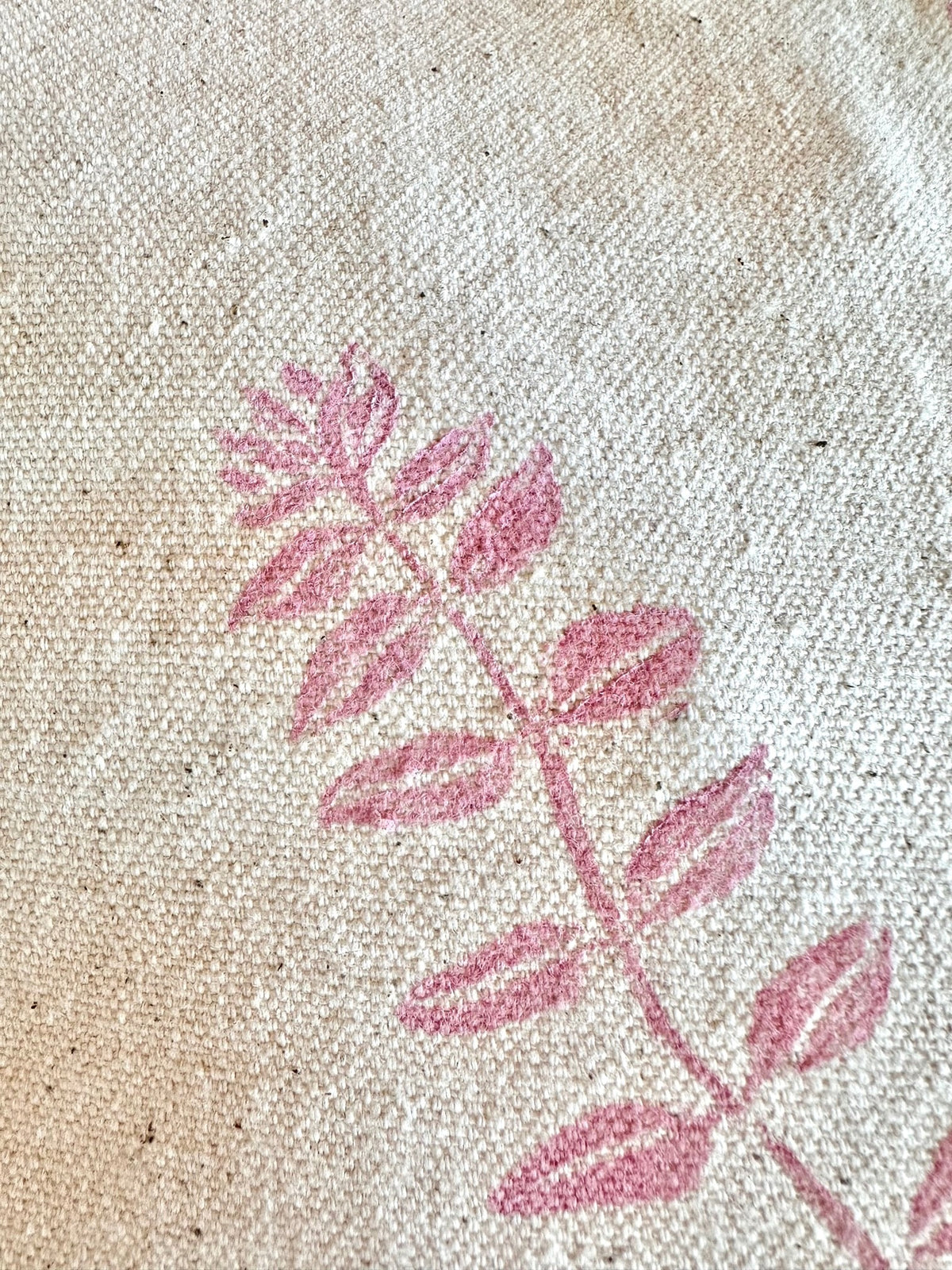 Pillow Case - Blossom Branches in Petal Pink