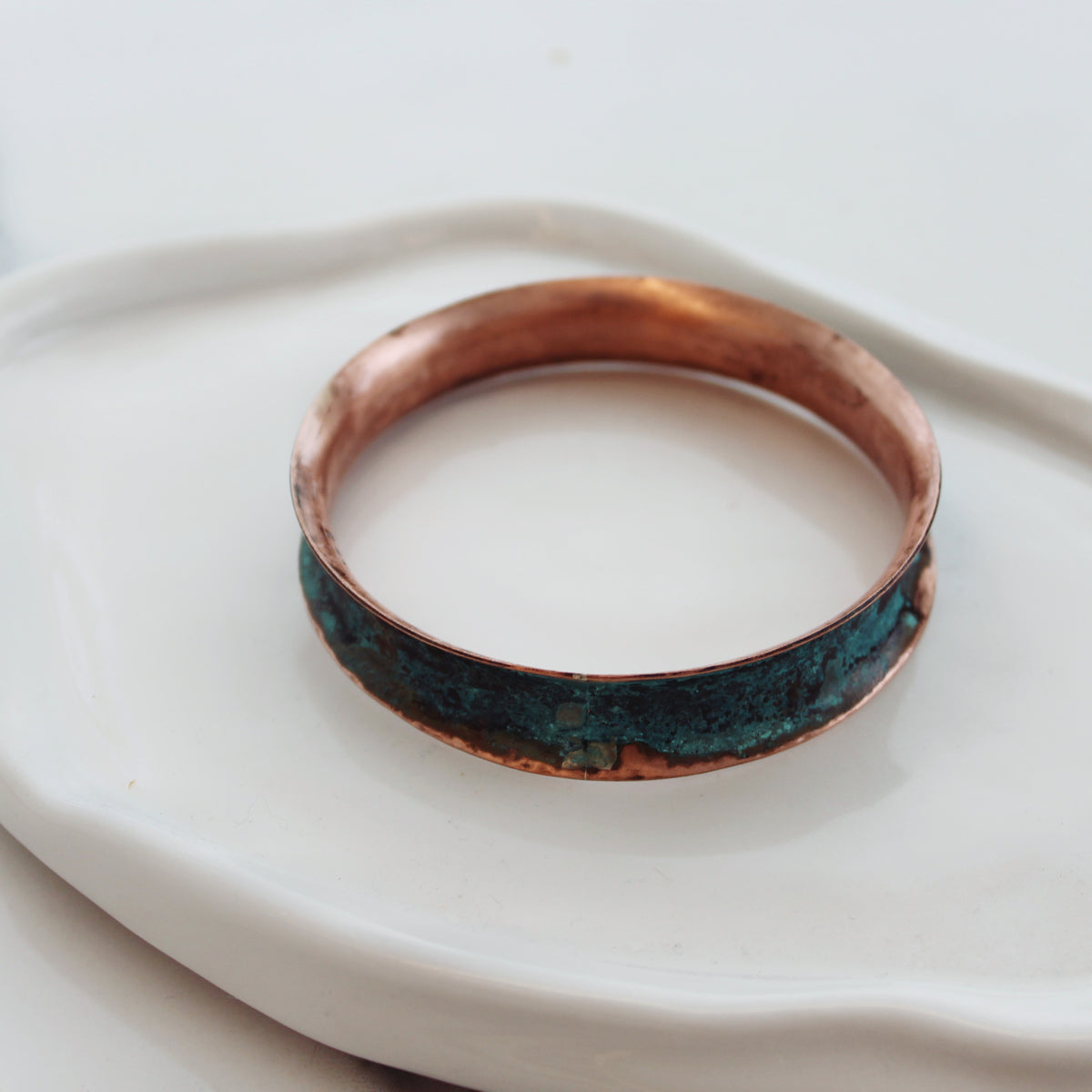 Oxidized Copper Full Cuff