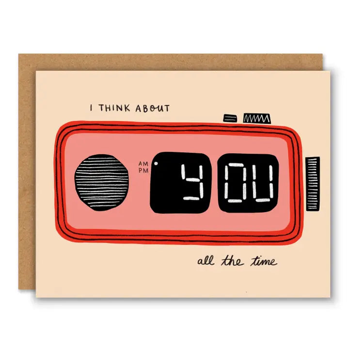 All the Time - Love & Friendship Greeting Card