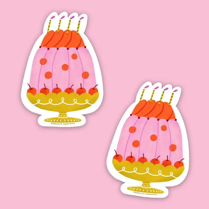 Sticker | Autocollant gâteau