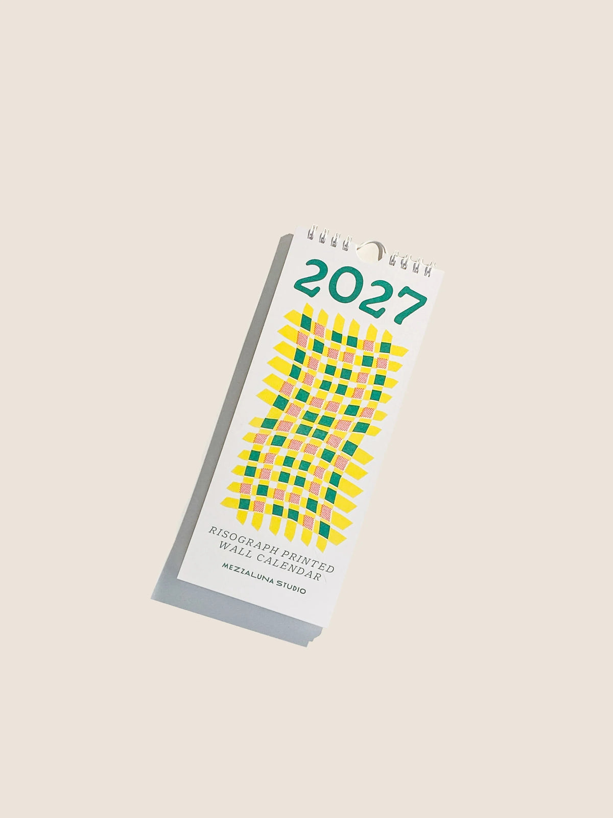 2027 Abstract Shapes Risograph Wall Calendar