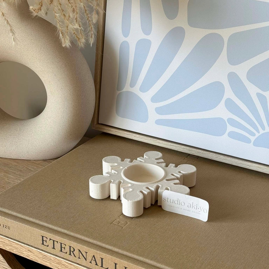 Snowflake Tealight Candle Holder