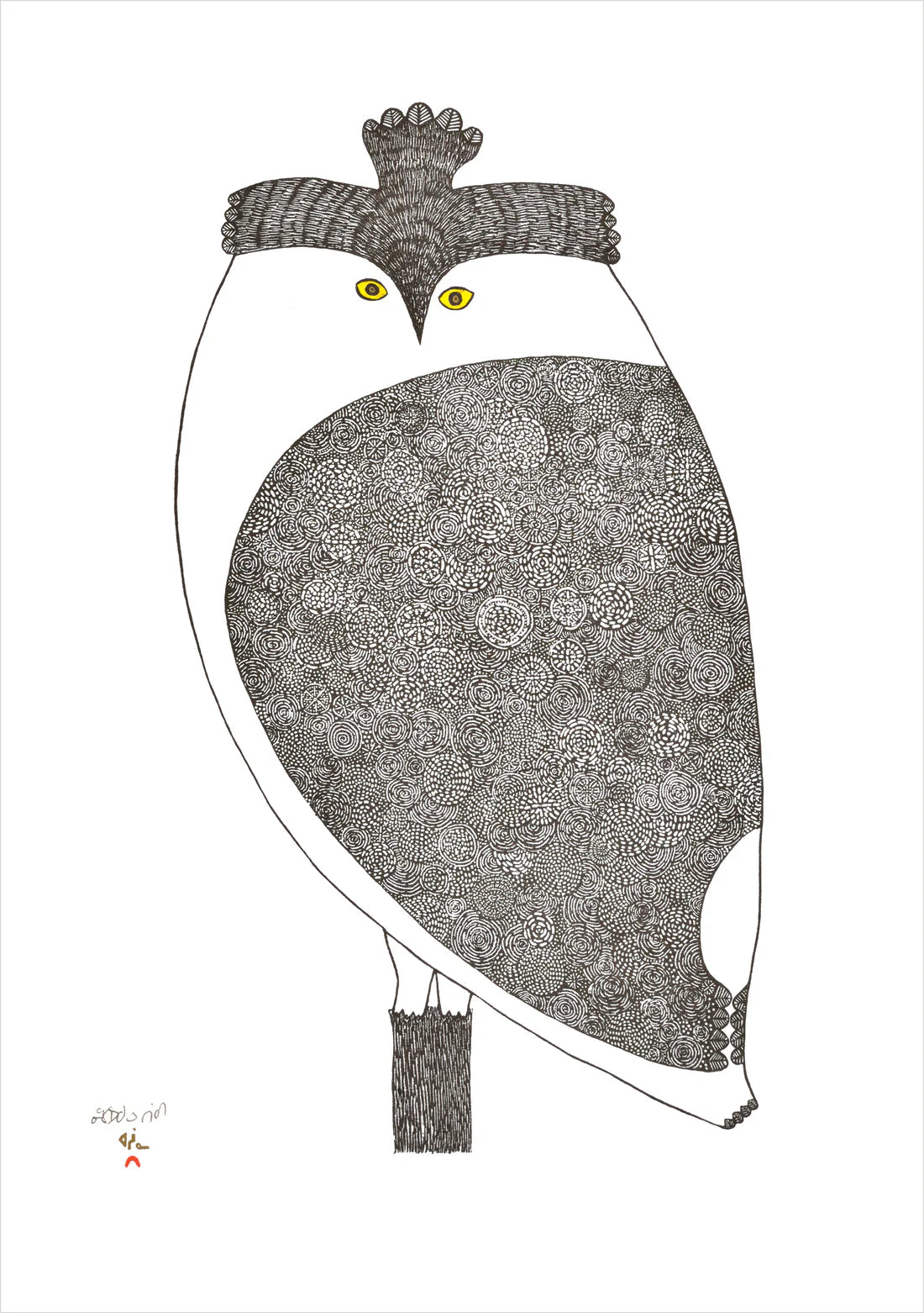 Owls: Inuit Art from Kinngait Boxed Notecard Assortment