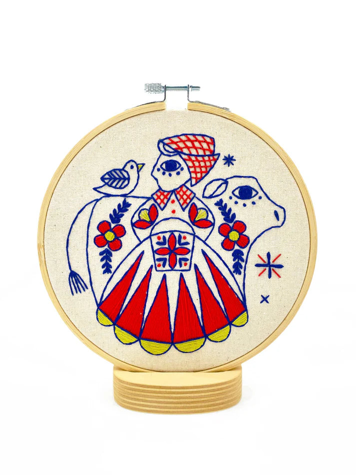 Milkmaid Complete Embroidery Kit