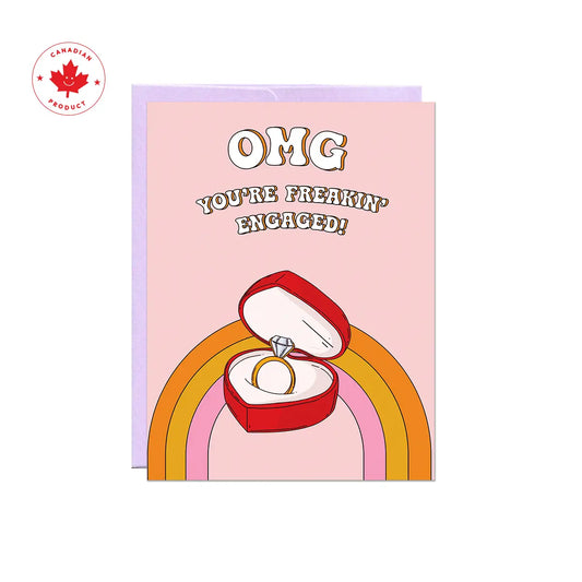 Freakin' Enagaged | Engagement Card