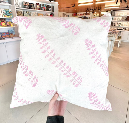 Pillow Case - Blossom Branches in Petal Pink