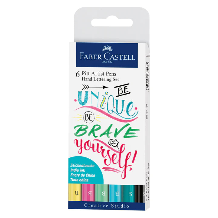 PITT Artist Pens - Hand Lettering - Box of 6