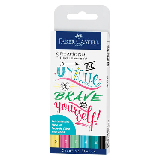 PITT Artist Pens - Hand Lettering - Box of 6