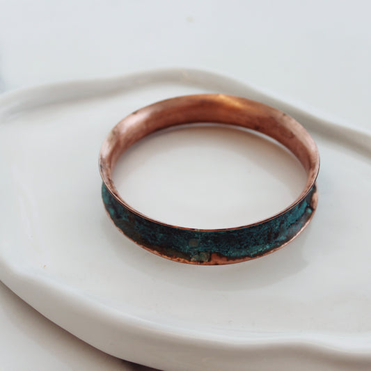 Oxidized Copper Full Cuff