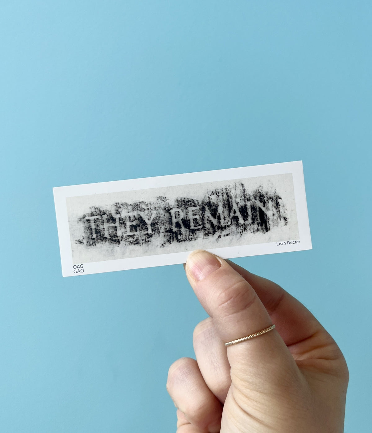 remain (in relation) | Leah Decter Vinyl Sticker