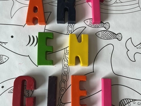Alphabet Crayons - Single Letter