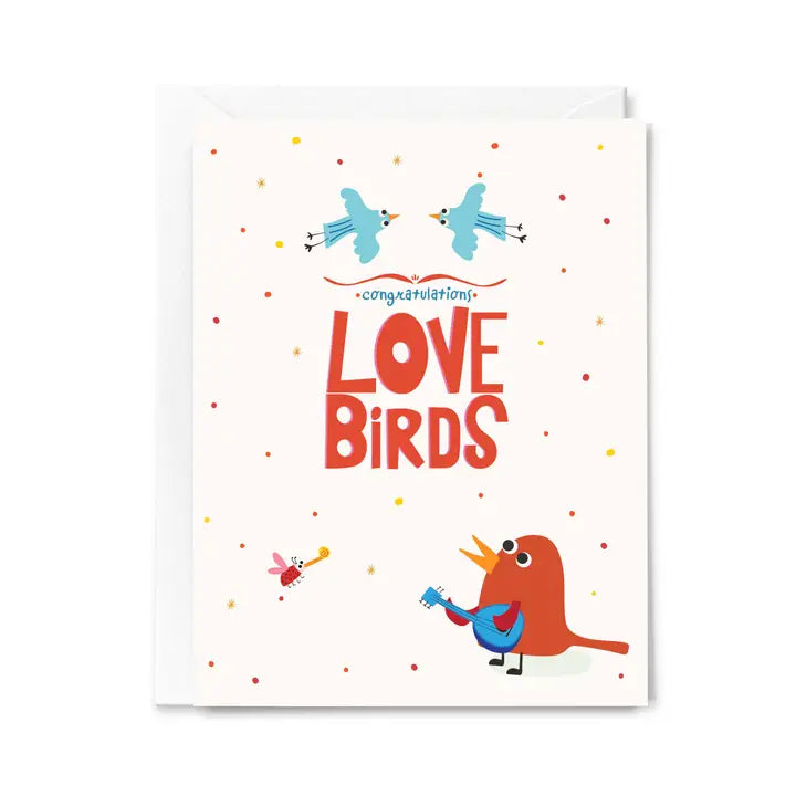 Congratulations Love Birds Card