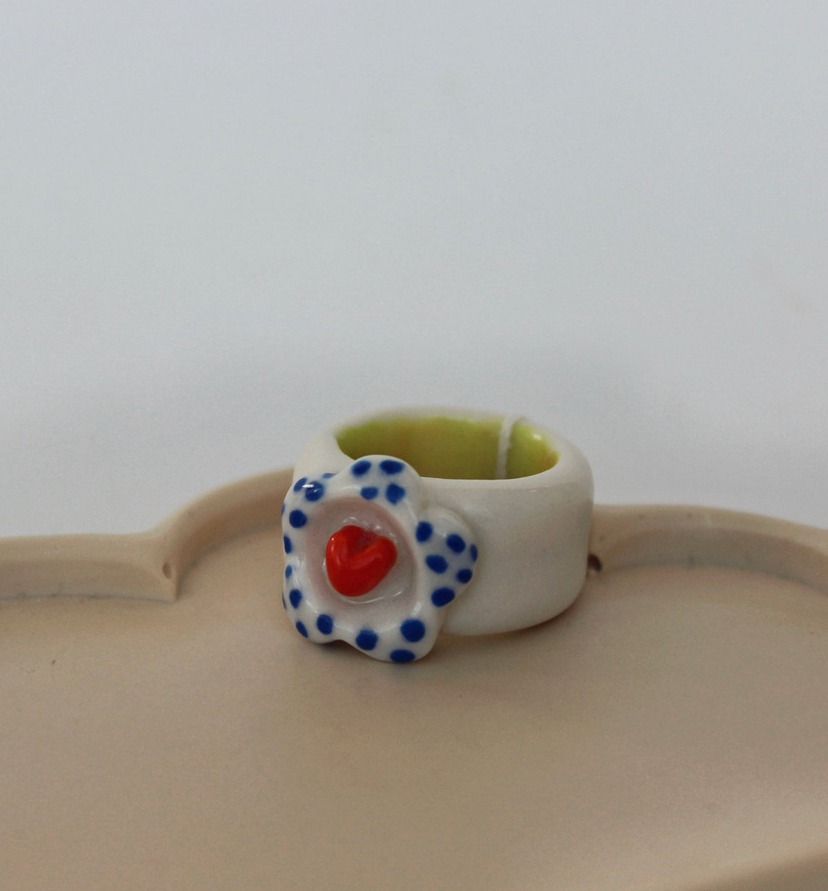 Assorted Porcelain Rings - Ornate Style