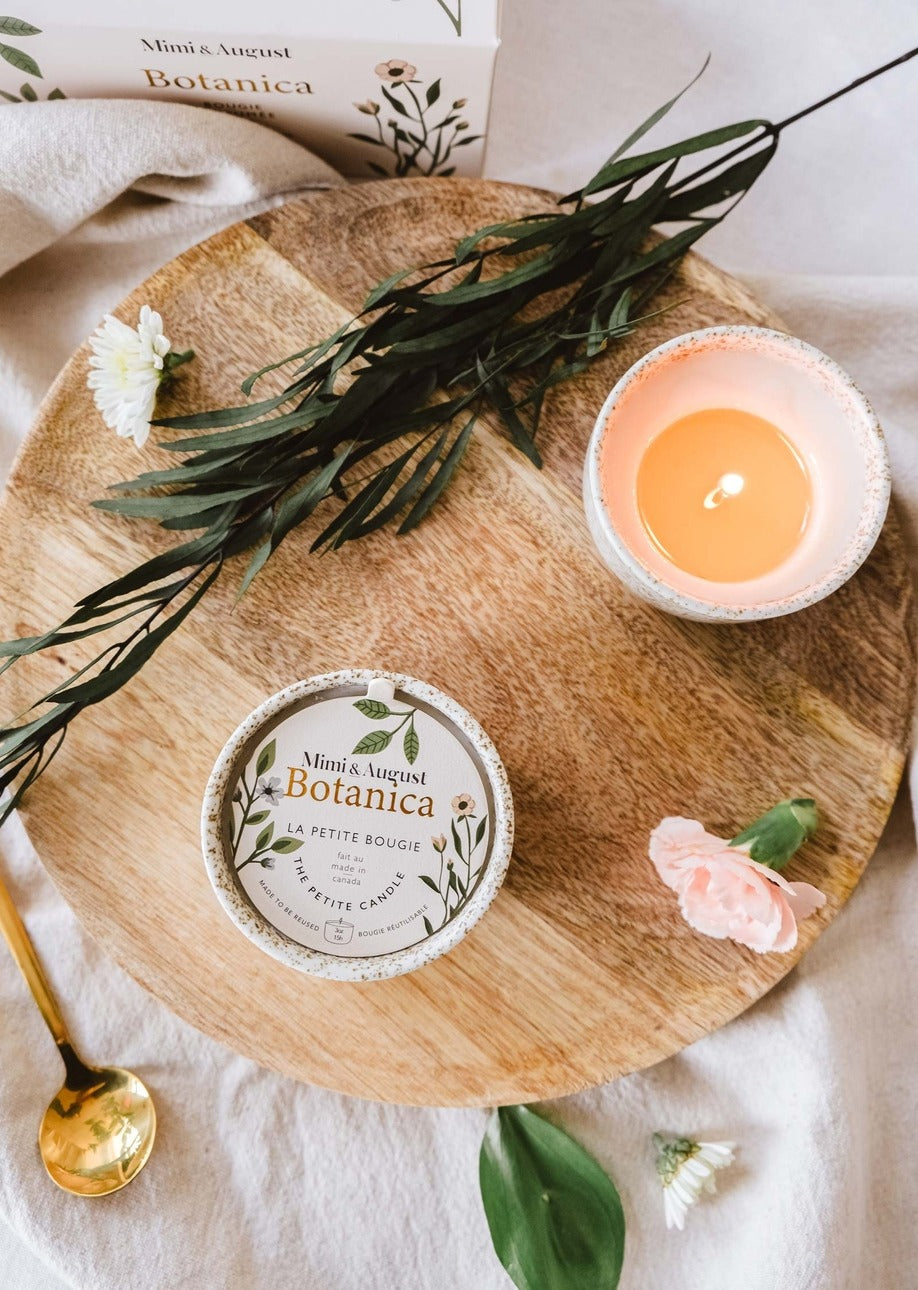 Small Reusable Ceramic Candle
