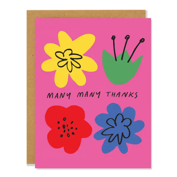 Carte de vœux | Flower Thanks