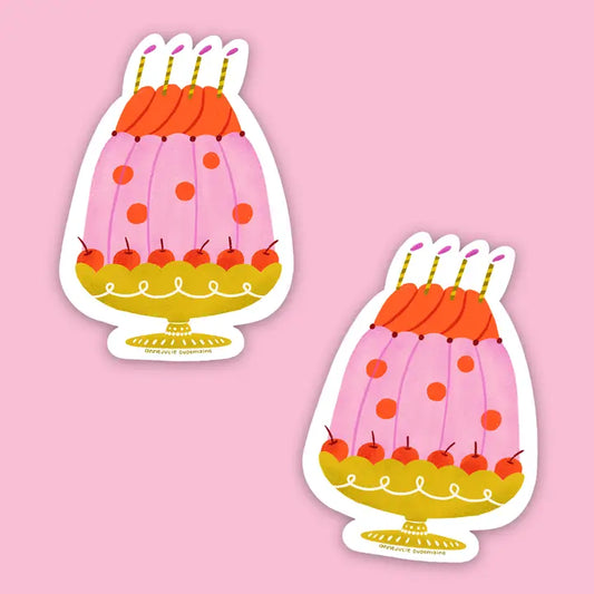 Sticker | Autocollant gâteau