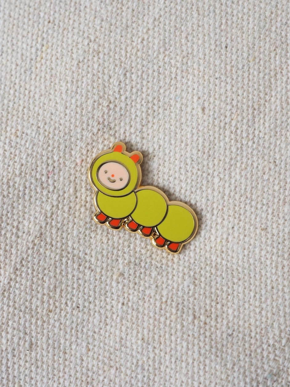 Caterpillar Enamel Pin