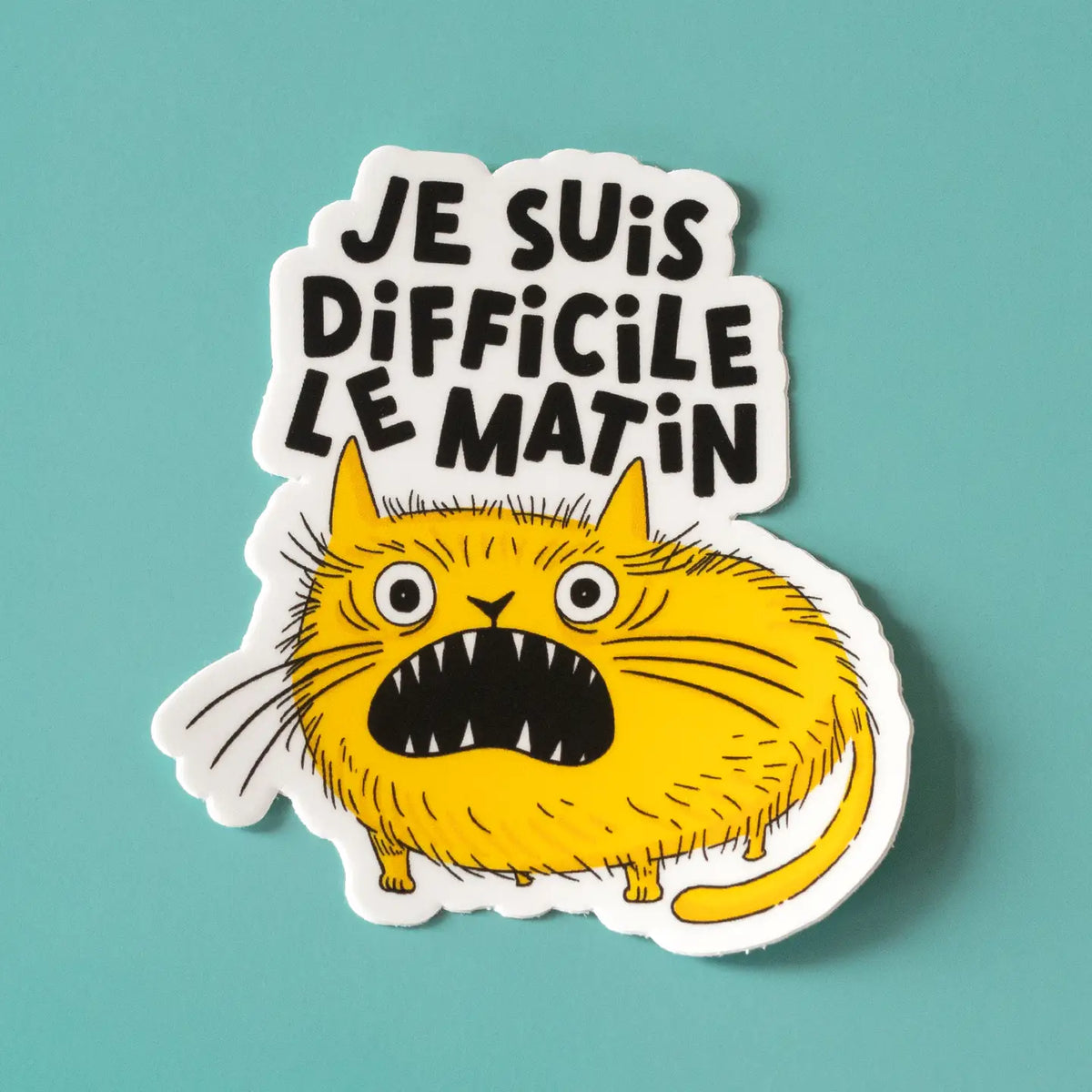 Autocollant «Je suis difficile le matin»