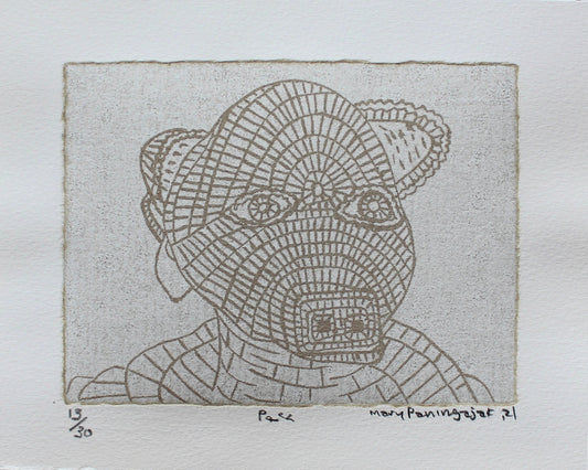 Mary Paningajak Limited Edition Print - masque