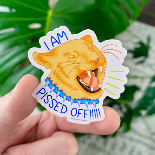 Pissed Off Sticker