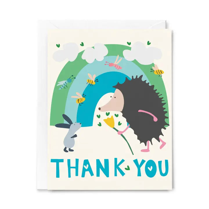 Thank You Hedgehog Card
