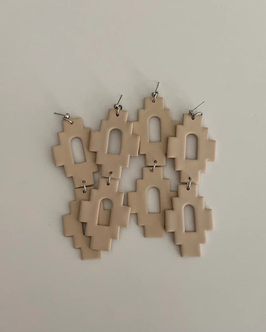 Pendleton Earrings in Nude
