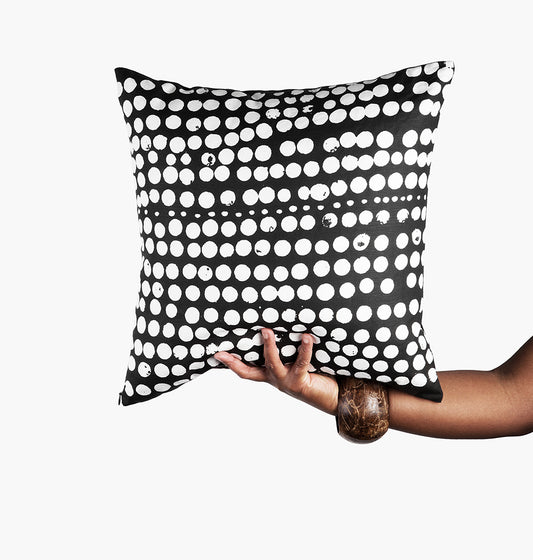 Pebbled Charcoal Pillow